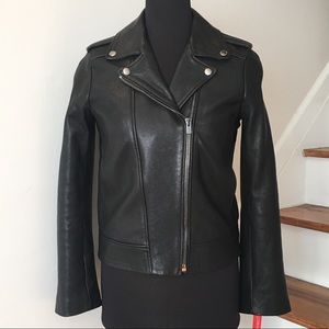 NWOT The Kooples Biker Leather Jacket